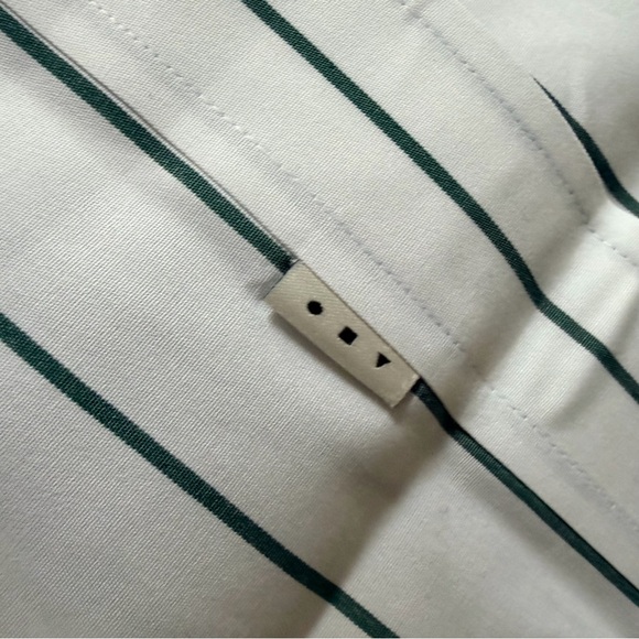 AYR Oversized White and Blue Button-Up Shirt navy pinstripe, XL - Picture 6 of 14